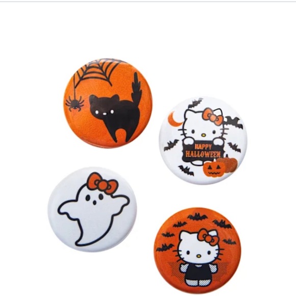 Hello Kitty Button Pin Set - Picture 2 of 3